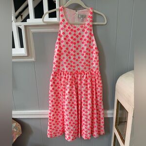 J. Crew Neon Pink Floral Dress